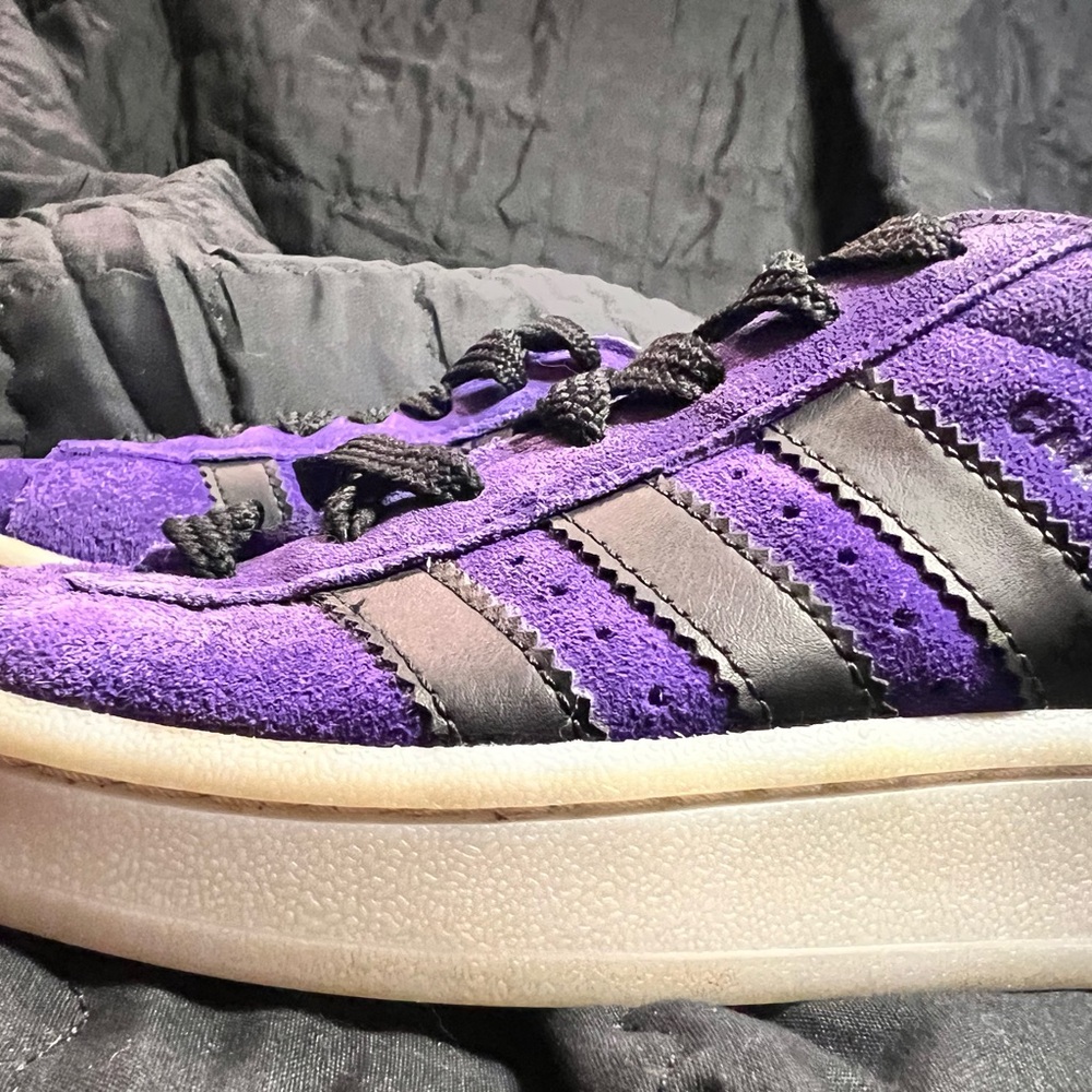 Adidas CAMPUS OOS SHOES Purple Suede Sneakers - Picture 11 of 16